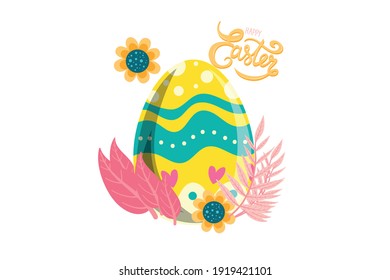 Easter Egg Illustration Vector Design
