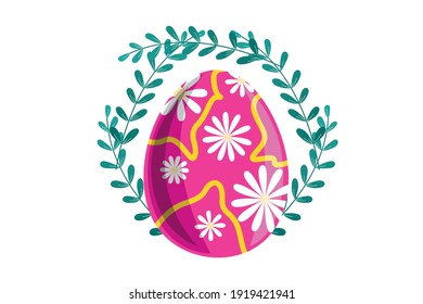 Easter Egg Illustration Vector Design