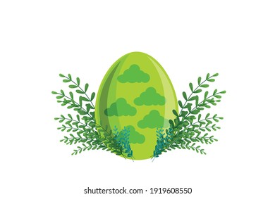Easter Egg Illustration Vector Design