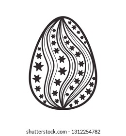 easter egg isolated icon