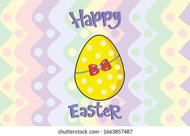Easter Egg Kawai Illustration Character