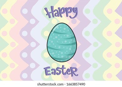 Easter Egg Kawai Illustration Character