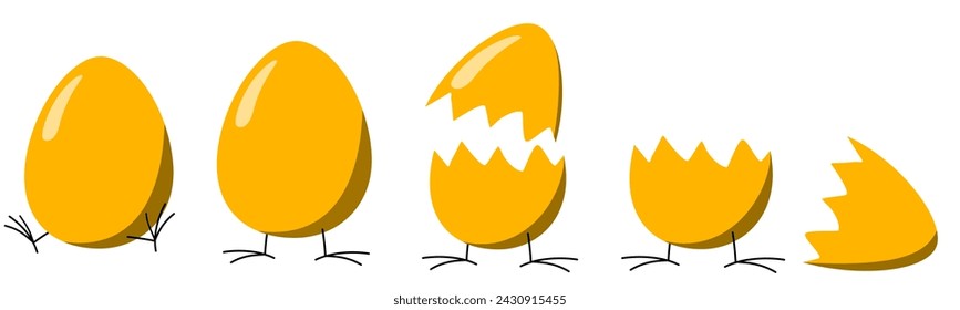 an easter egg with legs