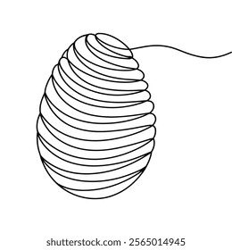 Easter egg line art. Easter egg drawing