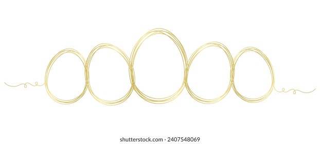 ilustración vectorial del estilo de la línea de óvulos de la época de efusión