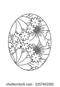 Easter egg mandala Coloring Pages
