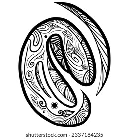 Easter egg mandala Coloring Pages