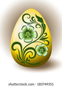 Easter Egg Modern Illustration.