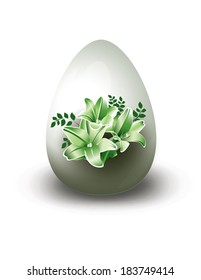 Easter Egg Modern Illustration.