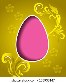 Easter Egg. Modern Vector Illustration. Eps10.