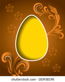 Easter Egg. Modern Vector Illustration. Eps10.