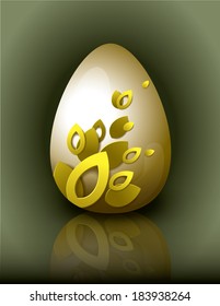 Easter Egg. Modern Vector Illustration. Eps10.