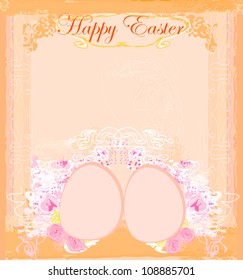  Easter Egg On Grunge Background