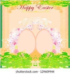  Easter Egg On Grunge Background