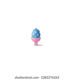 Easter egg on a withe background