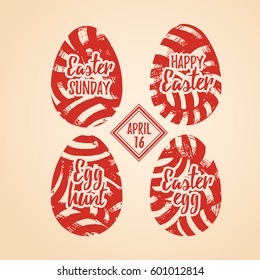 Easter Egg ornate, doodle, decorative, whimsical, fancy, zentangle, vector design elements background. For greeting card, poster, banner, web, print, blog post, sticker, badge, logo