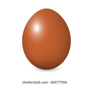 Easter egg painted with a onion isolated on a white background