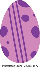 Huevo de Pascua, diseño de pascua rosa