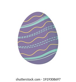 Icono de la Llanura Púrpura del Huevo de Pascua Polcadot