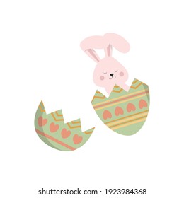 
Easter Egg Rabbit Flat Icon