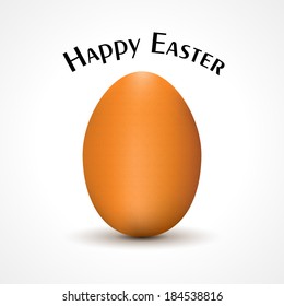 Easter egg. Realistic