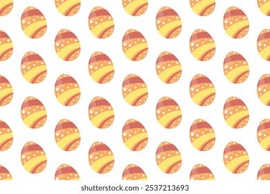 Easter egg seamless pattern background template