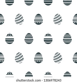 easter egg seamless pattern illustration vector