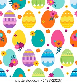 Easter egg seamless repeat pattern