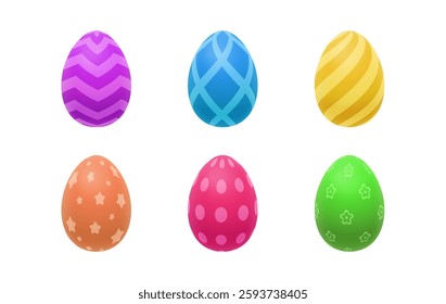 Easter egg. Easter set. Chicken egg. Symbol of the Easter holiday. Egg icon. Holiday icon. Food. Realistic chicken egg. Logo template. Breakfast. Protein. Chicken farm. Healthy food. Colored ovals