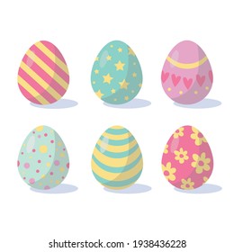 Easter egg set, happy easter designs
