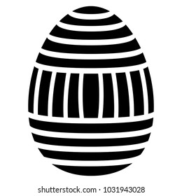 Easter egg silhouette