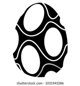 Easter egg silhouette