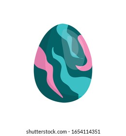 easter egg simple illustration vector clip art