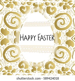 easter egg  stock vector background