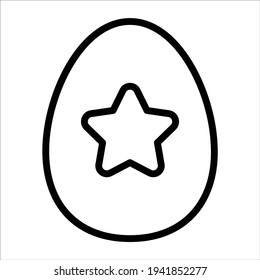 Dünnschichtsymbol für Ostereier  
