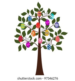 Easter egg tree