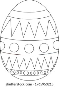 Easter egg vector art and illustration