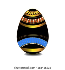 Easter Egg, Vector arts designed Egyptian style.