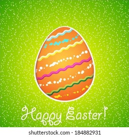 easter egg vector background. easter greeting background.