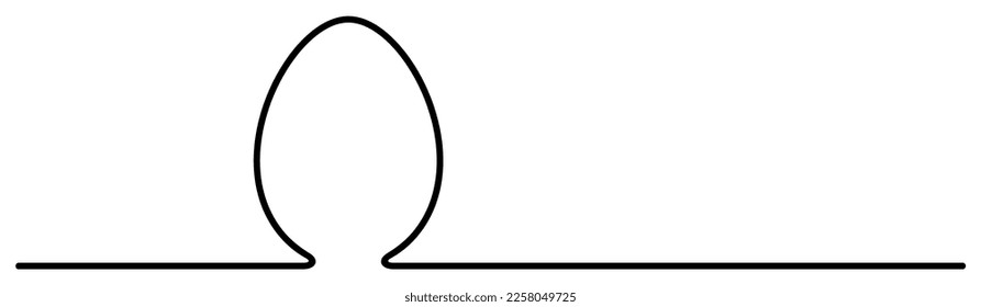 Easter egg vector in Black. White isolated background.
Outline Easter Symbol Ornament.
Useable for Happy Easter greeting cards, emails and calendar etc.