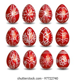 Easter egg vector collection