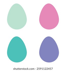 Easter egg vector design illustration.