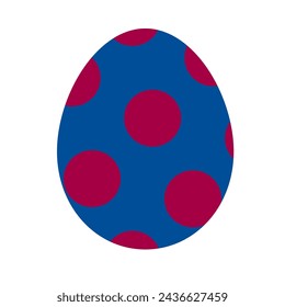 Easter Egg Vector EPS PNG Clip Art No Transparent Background