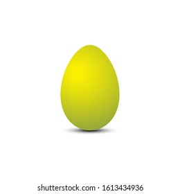Easter Egg vector GOLD color