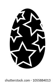 Easter egg vector icon