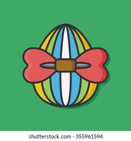 easter egg vector icon
