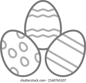 Easter Egg vector icon. Can be used for printing, mobile and web applications.