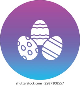 Easter Egg vector icon. Can be used for printing, mobile and web applications.