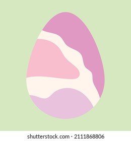 Easter egg. Vector icon colorful easter eggs. Vector illustration for your easter posters.