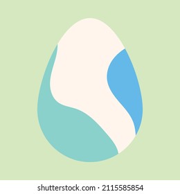 Easter egg. Vector icon colorful easter eggs. Vector illustration for your easter posters.